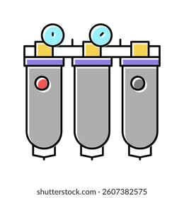 air purification system color icon vector. air purification system sign. isolated symbol illustration