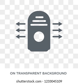 Air purifier icon. Air purifier design concept from Electronic devices collection. Simple element vector illustration on transparent background.