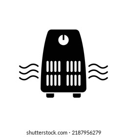 Icono del purificador de aire relleno. Ilustración vectorial. 