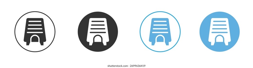 Ícone de purificador de ar Conjunto de design de modelo de logotipo