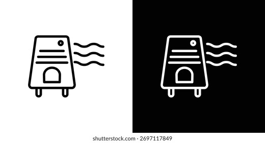 Air purifier icon Logo. Vector Illustration. EPS Illustration.