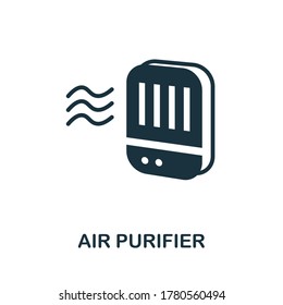 Air Purifier icon. Simple element from personal hygiene collection. Creative Air Purifier icon for web design, templates, infographics and more