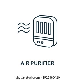 Air Purifier icon. Simple element from personal hygiene collection. Creative Air Purifier icon for web design, templates, infographics and more