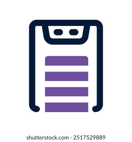 Icono de purificador de aire. Icono de Vector de doble tono para su Sitio web, móvil, presentación y diseño de logotipo.