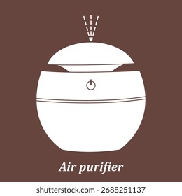 Ícone de purificador de ar vetor ilustração símbolo design