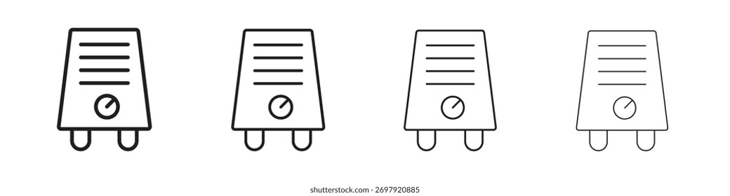 Air purifier icon vector illustration. EPS 10 editable vector.