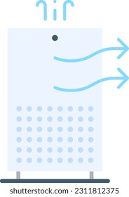 Air Purifier icon vector image. Suitable for mobile application web application and print media.