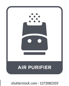 air purifier icon vector on white background, air purifier trendy filled icons from Electronic devices collection, air purifier simple element illustration
