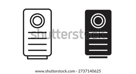 Air purifier icons designed in filled, outline, line and stroke style