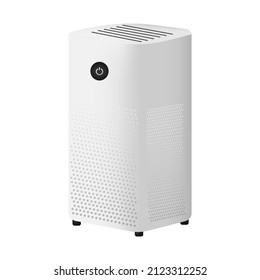 Air purifier isolated on background.