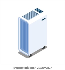 air purifier isometric design for studio