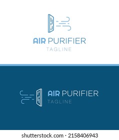 Air Purifier Logo Template Dehumidifier Logotype Stock Vector (Royalty ...