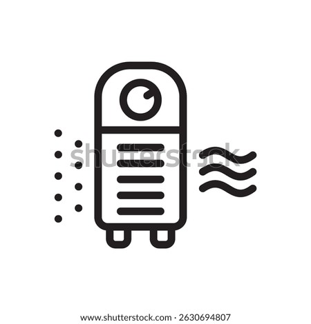 Air Purifier Vector Icons In Trendy Design EPS 10