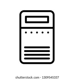 Air Purifier vector illustration, Isolated line design icon
