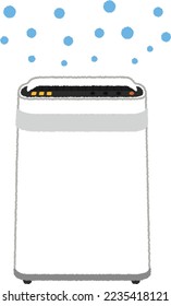 Air purifiers use filters to clean the air and are useful throughout the seasons.