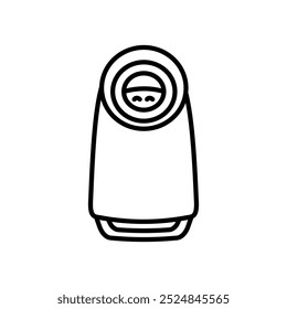 Ícone Air Purify Outline, ilustração de vetor