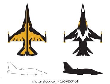 Air Show Zet Plane Vector Icon