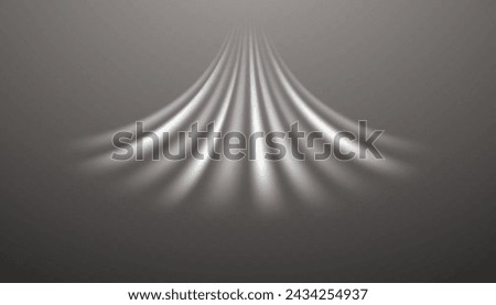 Air, smoke or wind motion effect isolated on a see-through background. Realistic illustration of abstract dust flows, scratch lines or wind flows in vector format.