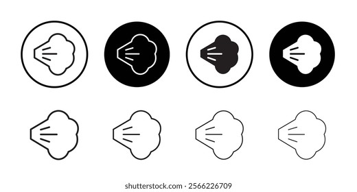 Air spray cloud icon web design in vector