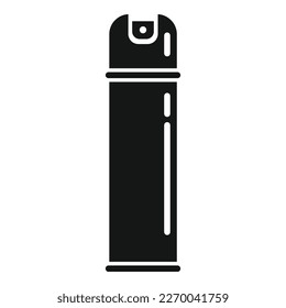 Air spray icon simple vector. Deodorant bottle. Fresh aerosol