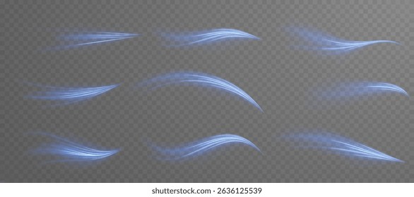 Vetor de fluxo de ar mostra movimento de vento frio limpo.
Onda de néon torce bruscamente com efeito de broca óptica.
As linhas de redemoinho simulam transições de velocidade da luz.
Ícone de brisa filtrada ideal para ventilação visual