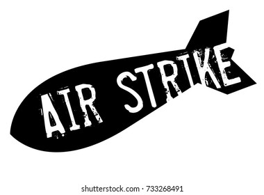 AIR STRIKE sticker. Authentic design graphic stamp.