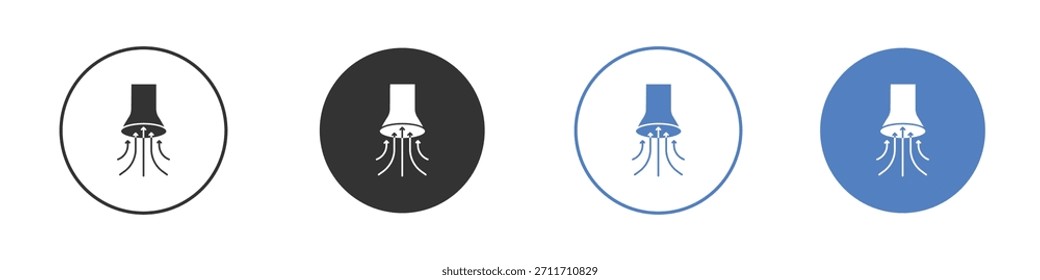 Air suction icon vector art illustration. for mobile concept and web designs