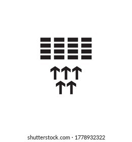 air suction vector icon logo design