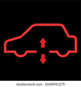 air suspension warning light car indicator of inflation issue useful automobile design