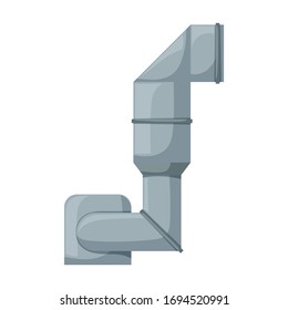 Icono vectorial del sistema de aire.Icono vectorial de caricatura aislado en el sistema de aire de fondo blanco.