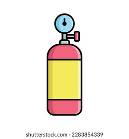 air tank icon vector design template in white background