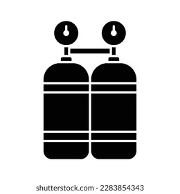 air tank icon vector design template in white background