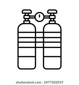 air tank icon vector design template simple and clean