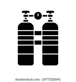 air tank icon vector design template simple and clean