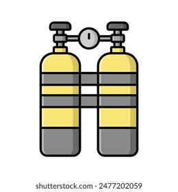 air tank icon vector design template simple and clean