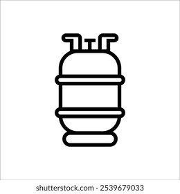 air tank vector icon line template