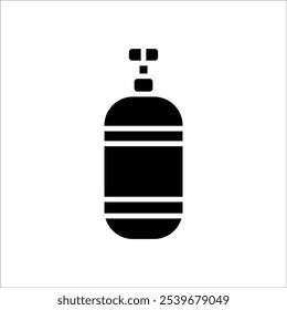 air tank vector icon line template