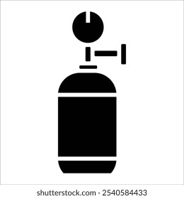 air tank vector icon line sign