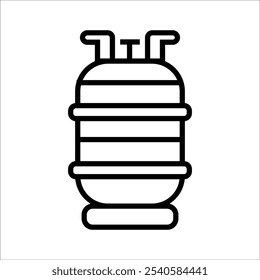 air tank vector icon line sign