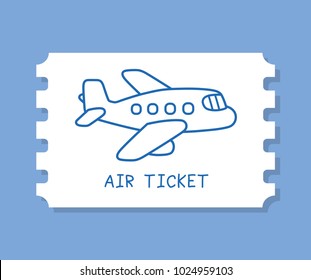 Air ticket icon