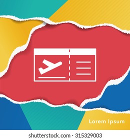 air ticket icon