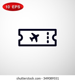 Air ticket icon