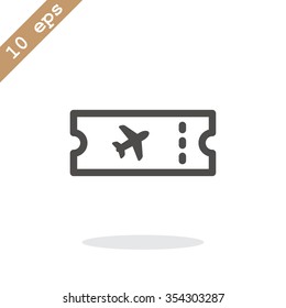 Air ticket icon