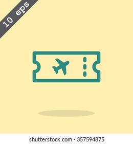 Air ticket icon
