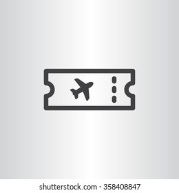 Air ticket icon