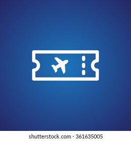 Air ticket icon