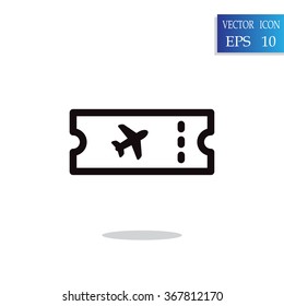 Air ticket icon