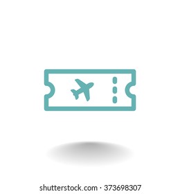 Air ticket icon