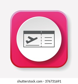 air ticket icon