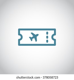 Air ticket icon